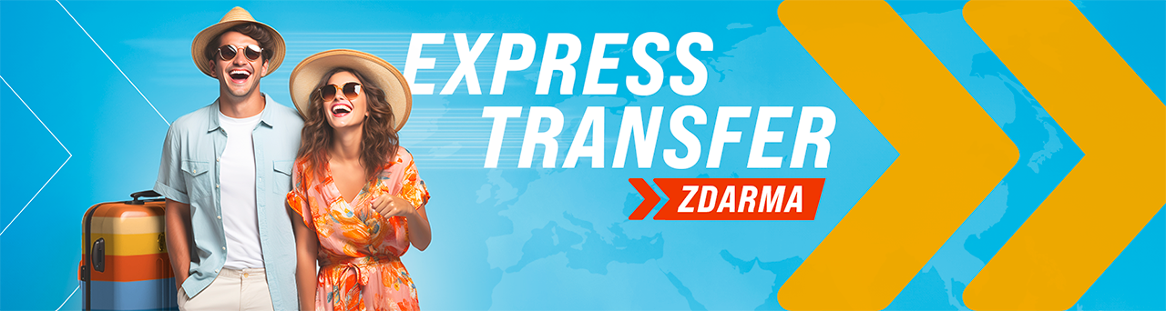 Expresní transfer z letiště na hotel